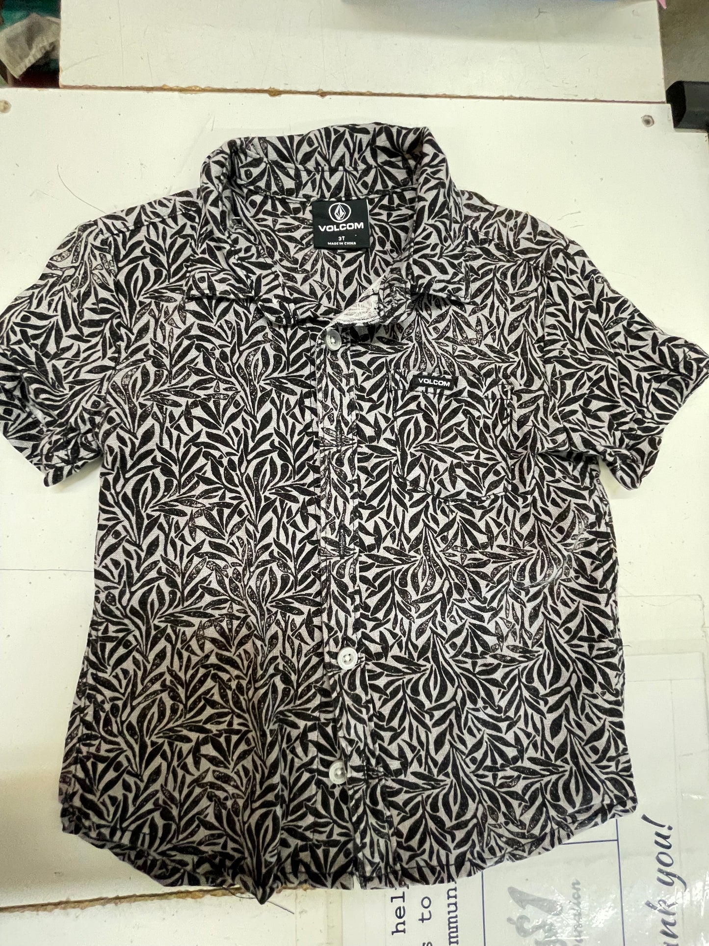 Volcom Aloha Shirt, 3T