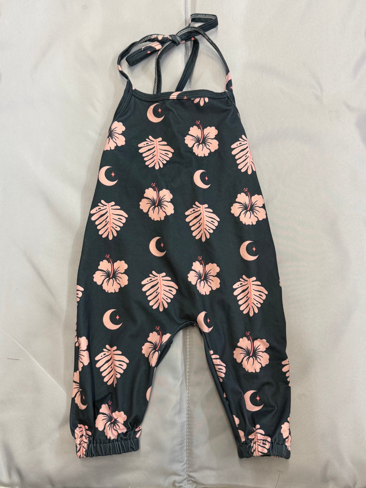 Sweet Honey Halter Romper, 6-12m