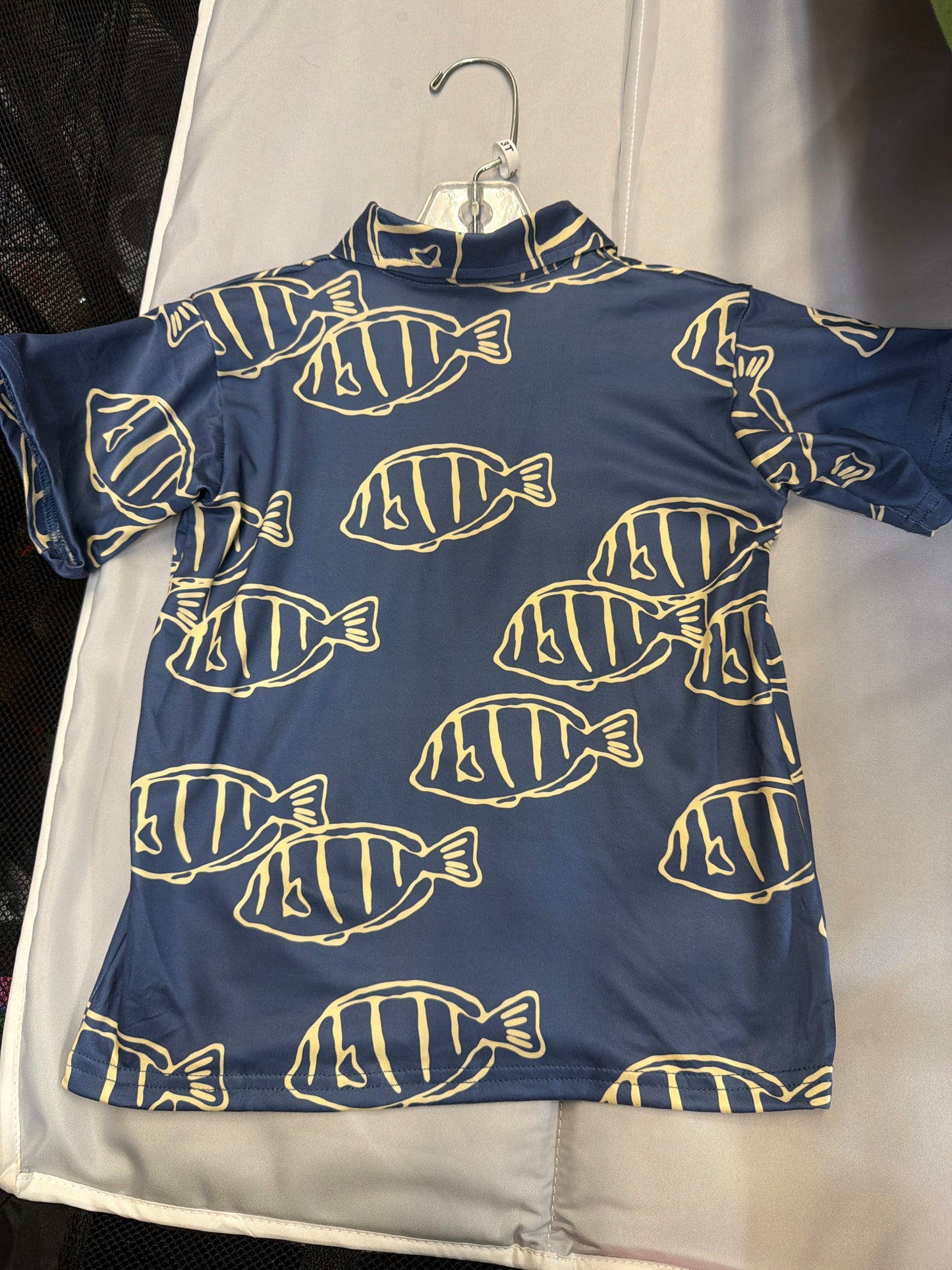 Navy Manini Polo