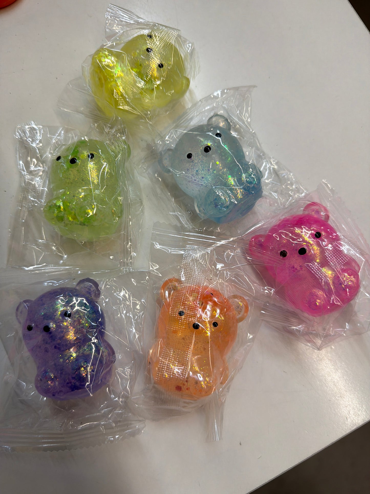 Mini Glitter Bear Squishy