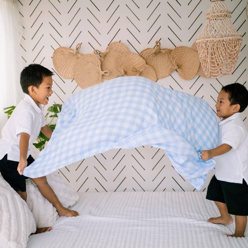 Polū Palaka Muslin Swaddle Blanket