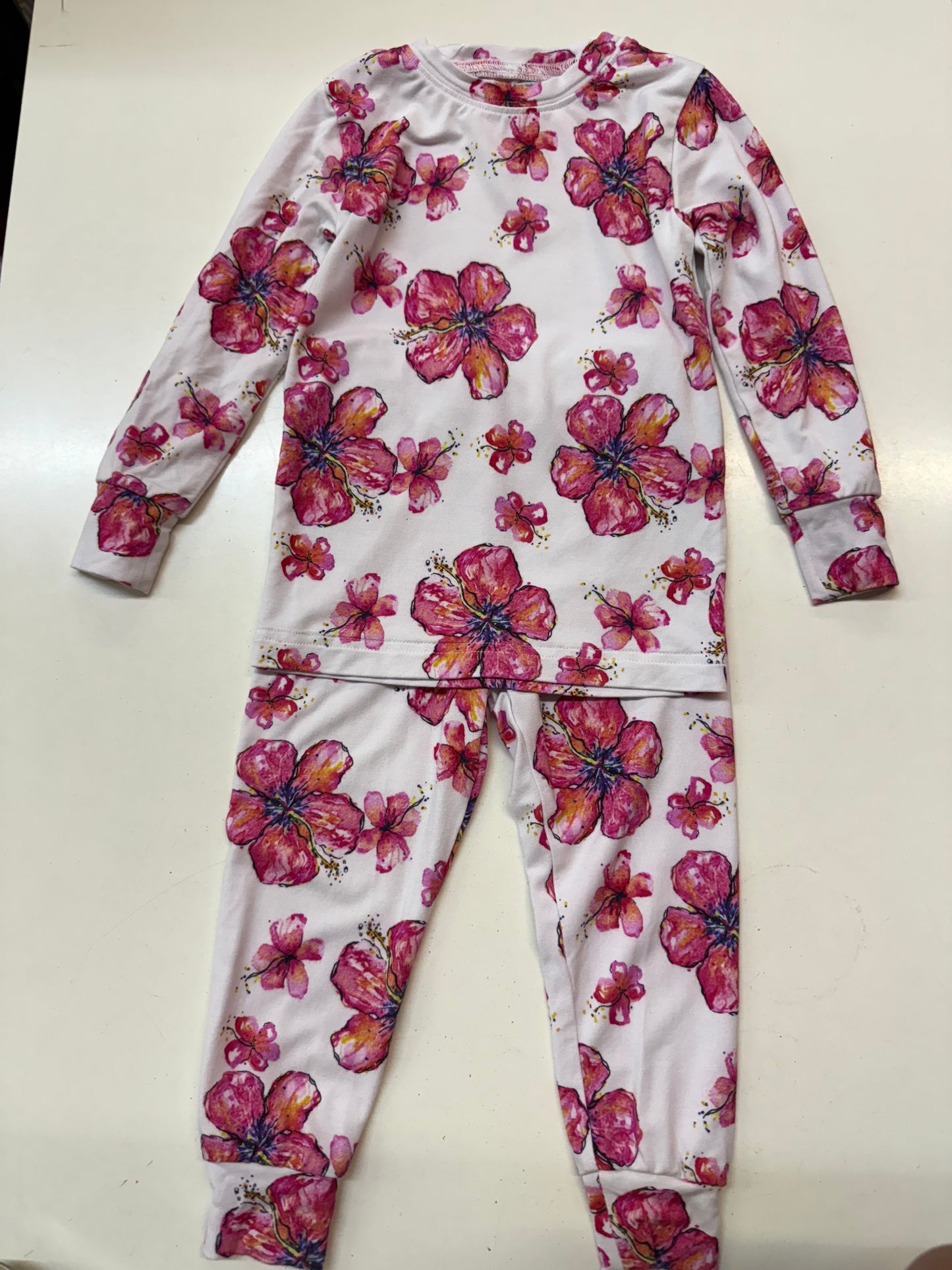 Coco Moon Hibiscus Pajama, 12-18m