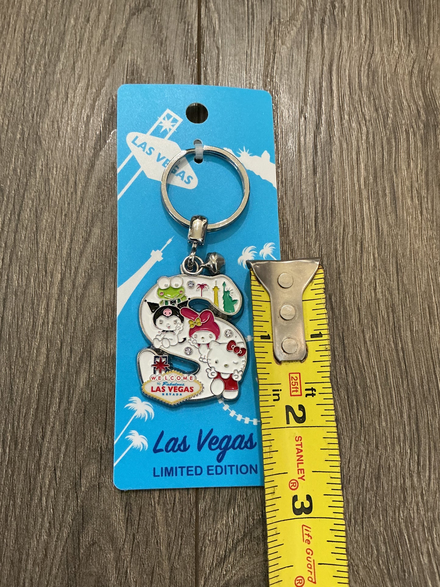 Limited Edition Las Vegas ‘S’ Sanrio Keychain Hello kitty My Melody