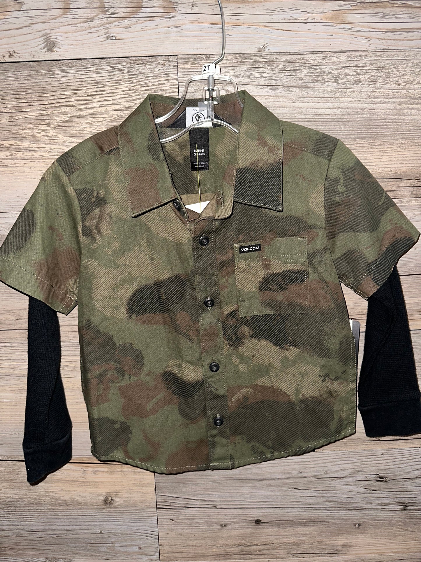 New Volcom Shirt, Size 2T