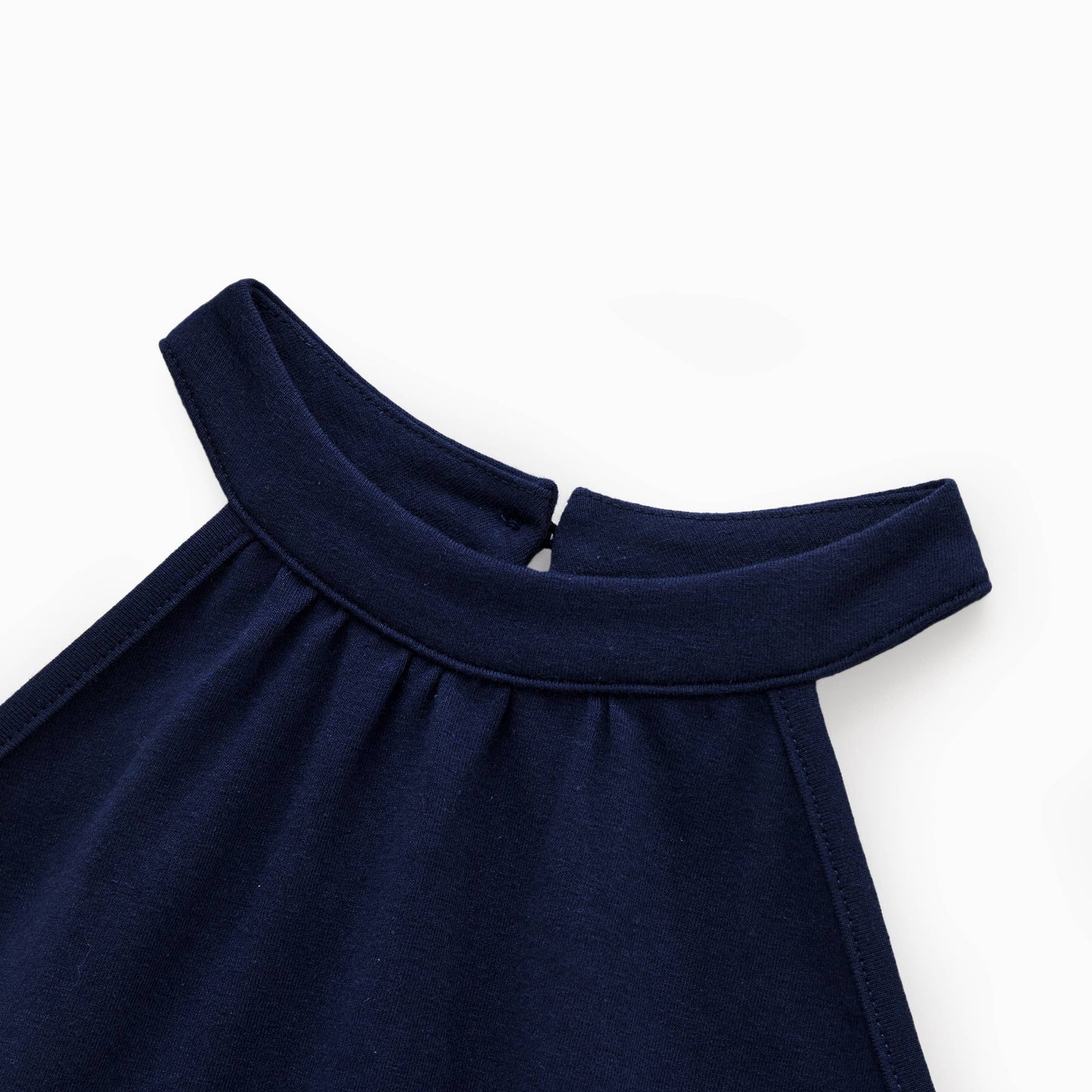 Leaf Romper: Blue: 12-18M