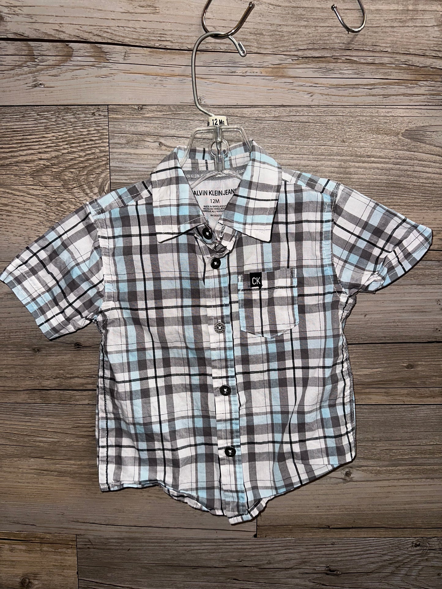 Calvin Klein Shirt, Size 12M