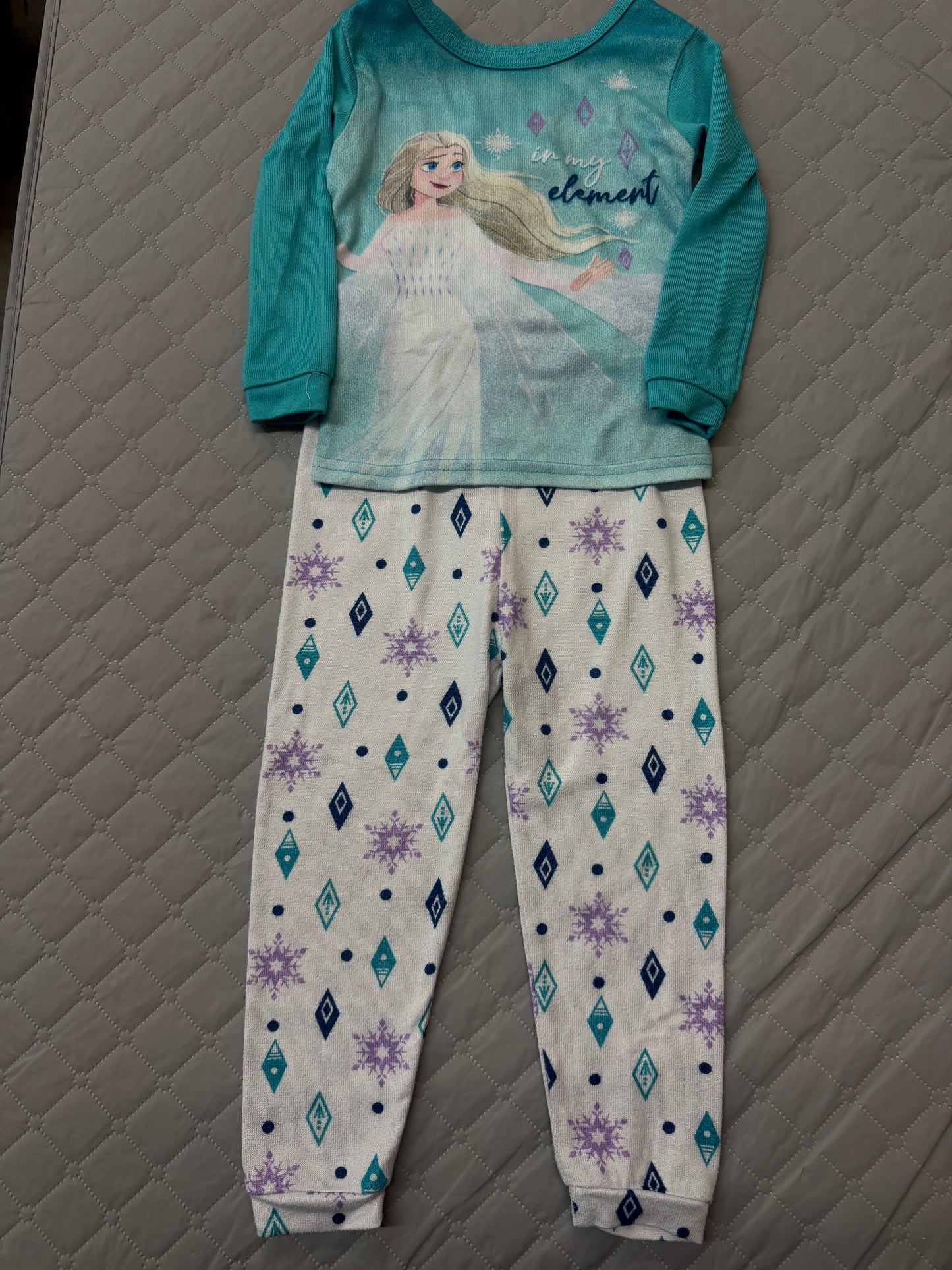 Frozen Blue Pajama Set, 3t