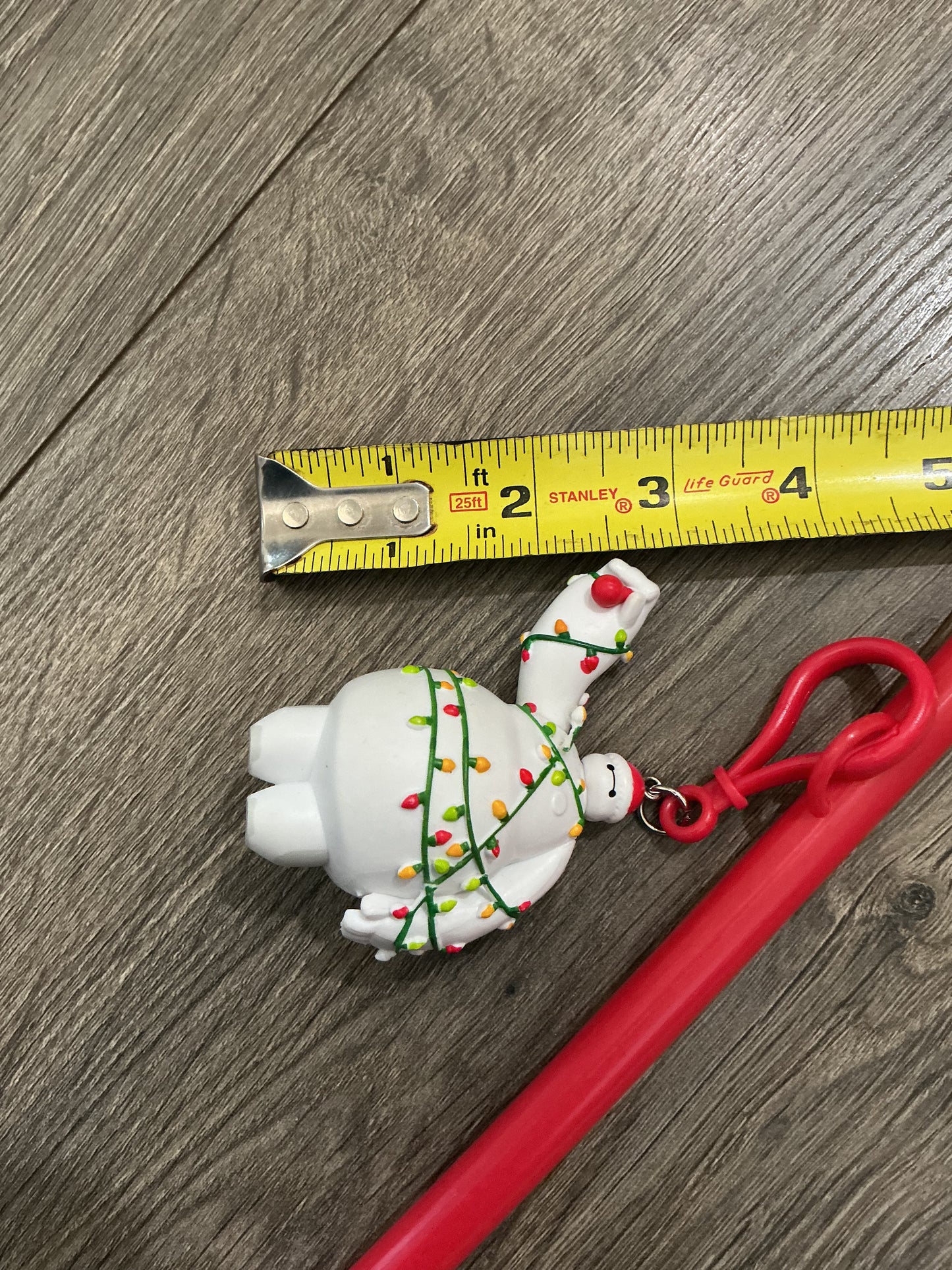 Disneyland 2025 Holiday Baymax Straw Disney Big Hero 6 Christmas Lights