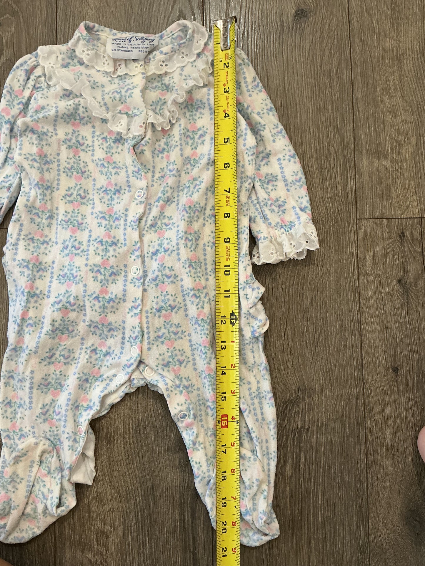 Vintage one-piece Ruth Scharf XL Made USA Rare romper