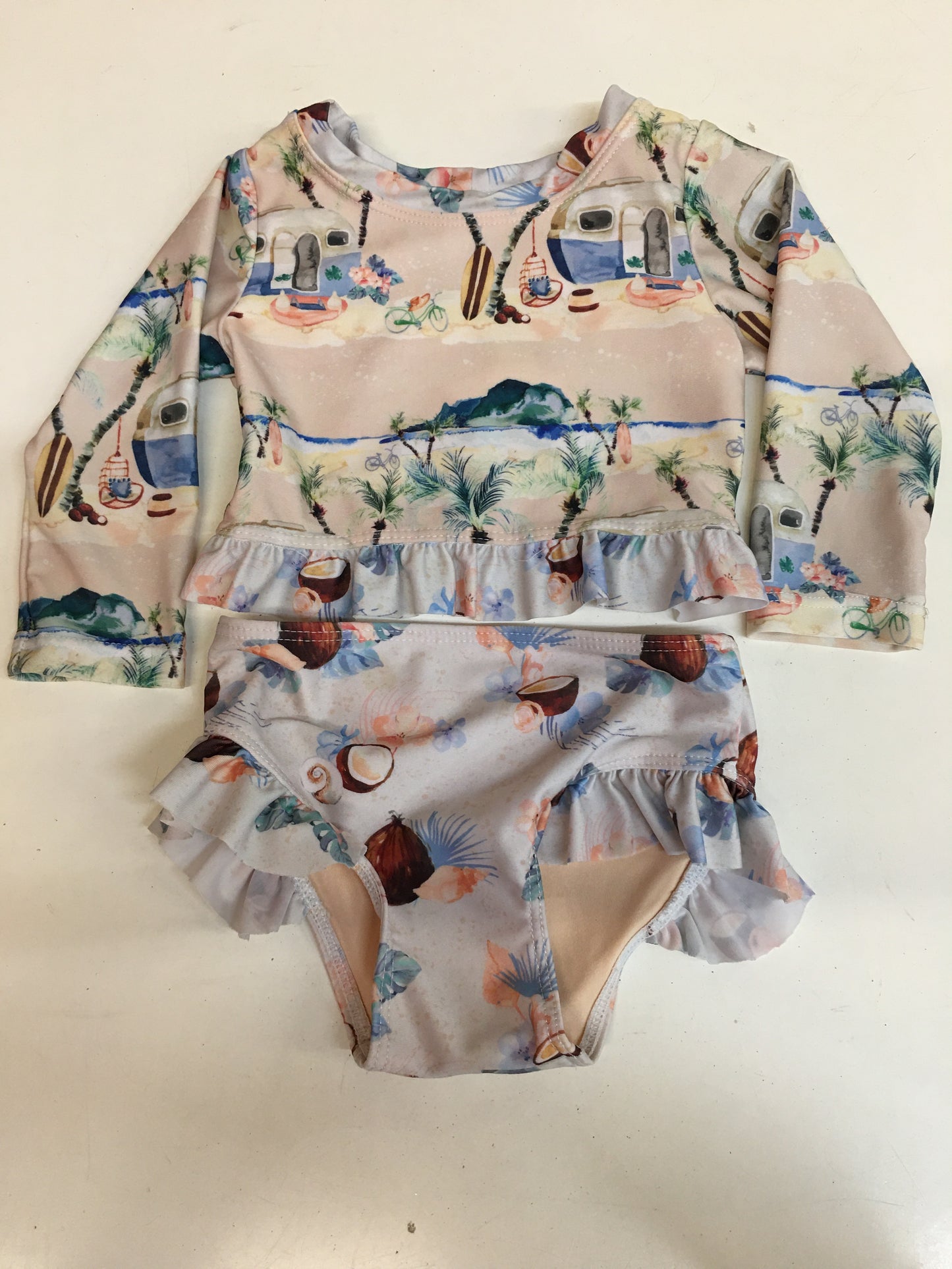 Tiny Roots 2 Piece Swim Set, 1-2Y