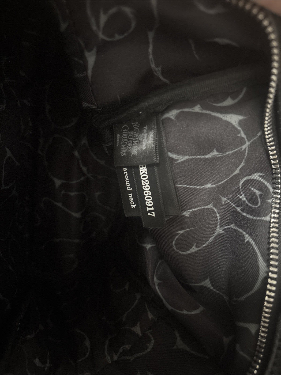 Loungefly Nightmare Before Christmas Tim Burton Mini Backpack Blackallover print