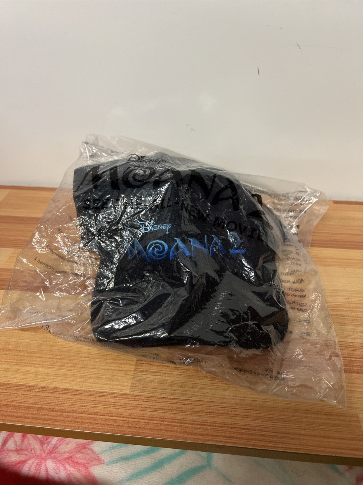 Disney 2024 Moana 2 Movie Promotional Adjustable Hat Black Cap New