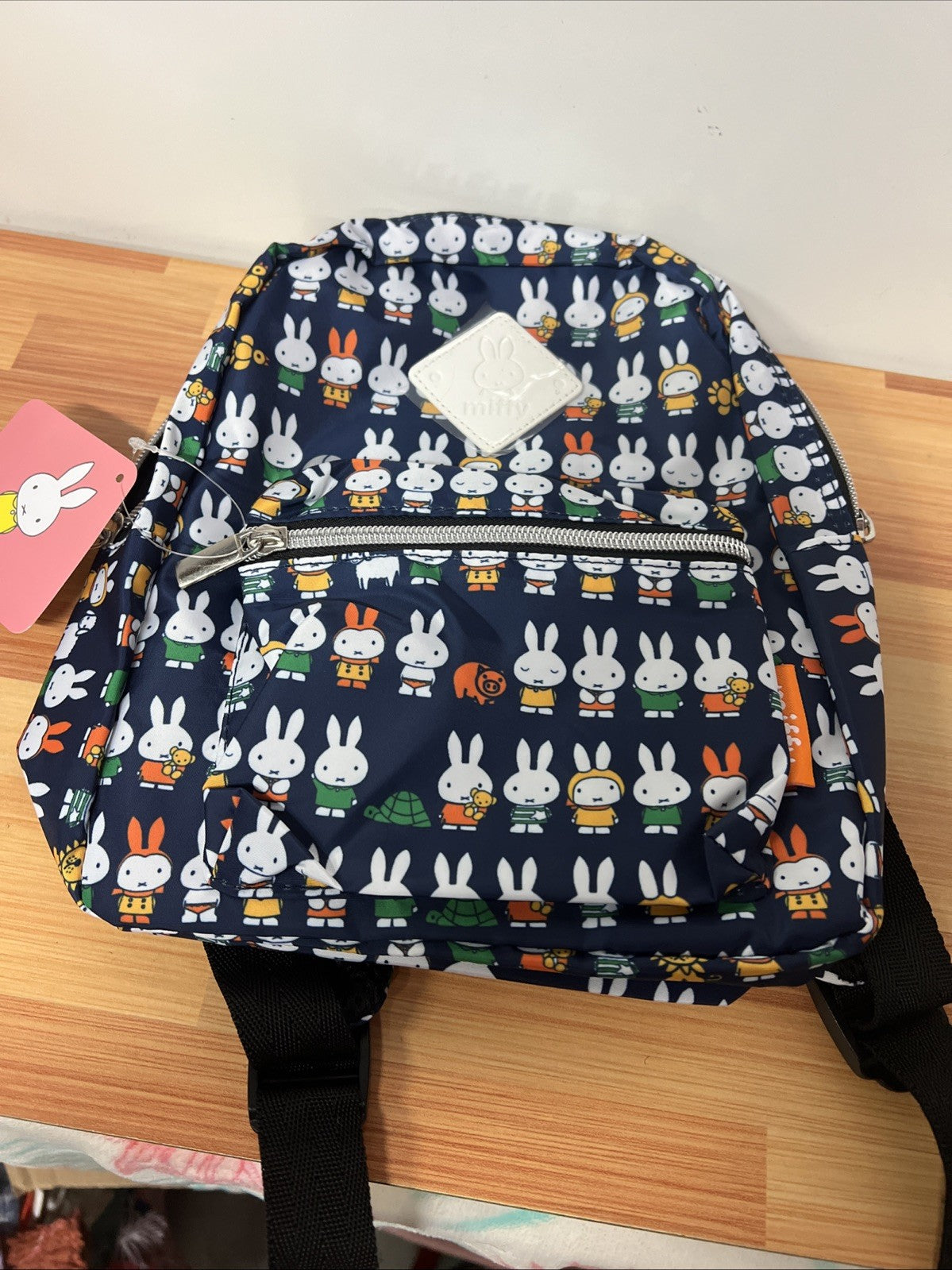 ~NEW~ Japan Anime Miffy Mini Backpack Navy Child Kid Toddler Size Bunny
