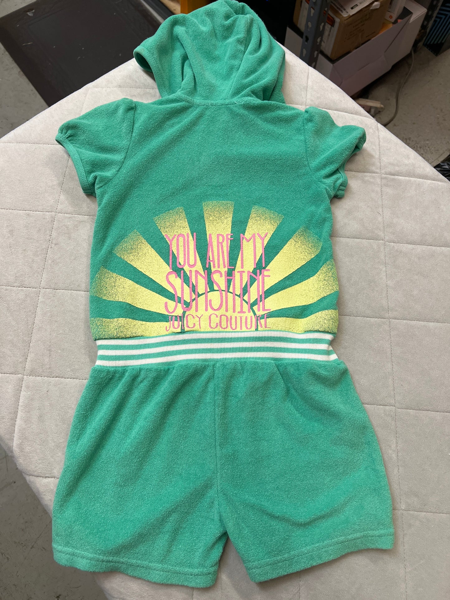 Juicy Couture Terry Romper, Size 6