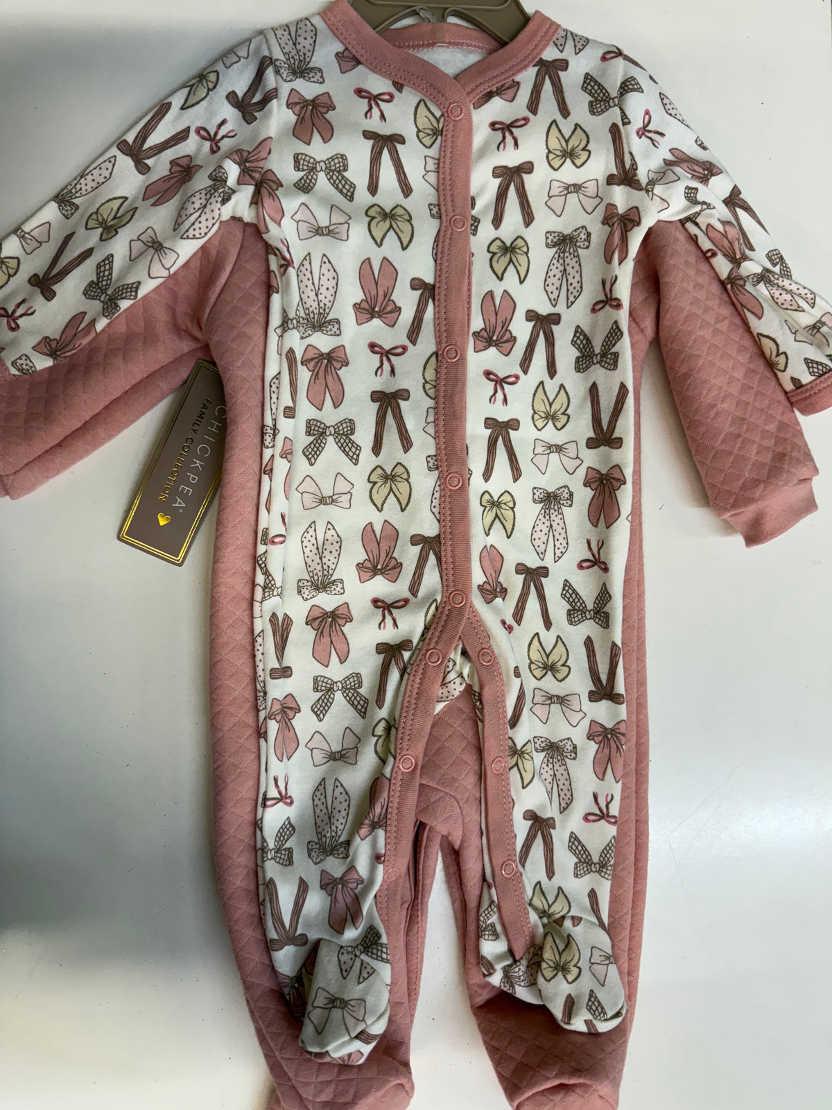 New Mommy’s Little Love & Bow Coveralls 2pk, 0-3m