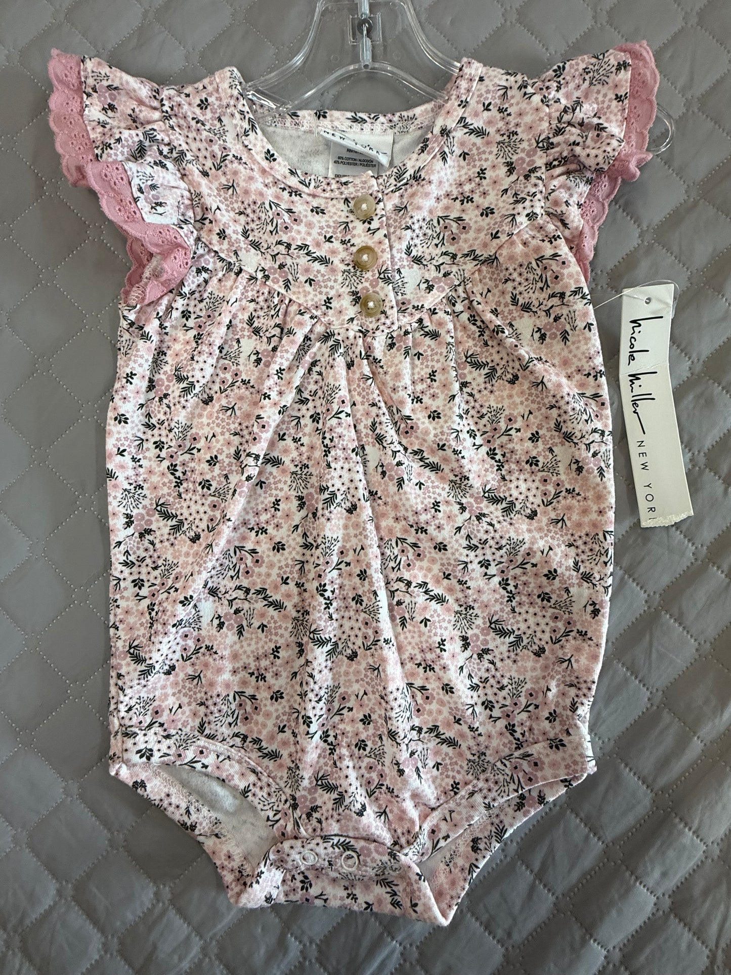 New Nicole Miller Bodysuit, 18m