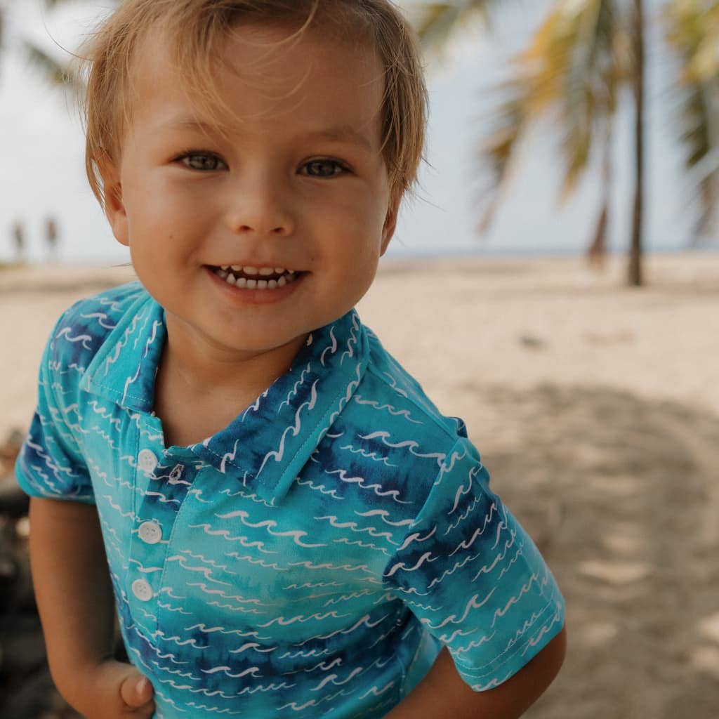 Nalu Bamboo Polo Shirt: 18M