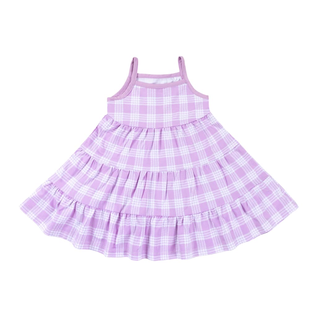 Poni Palaka Bamboo Ruffle Tier Dress: 5/6