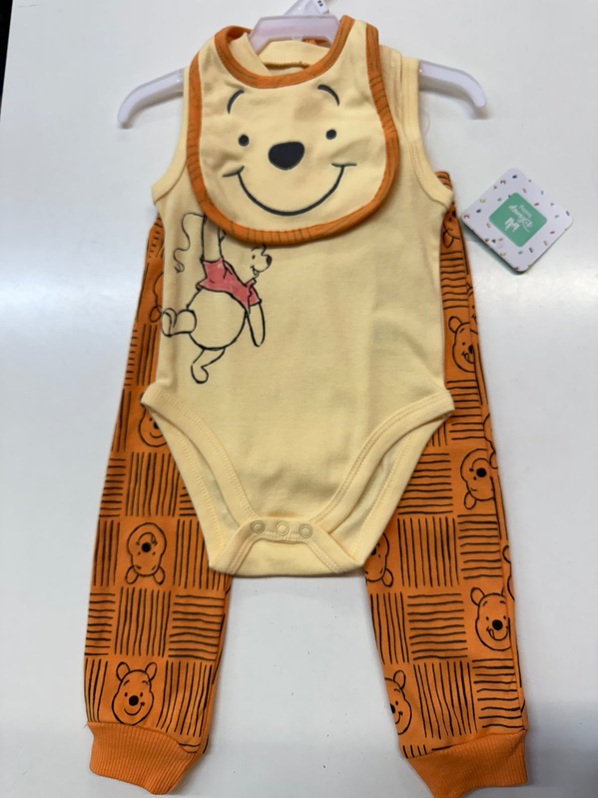New Pooh 3pc Outfit, 18m