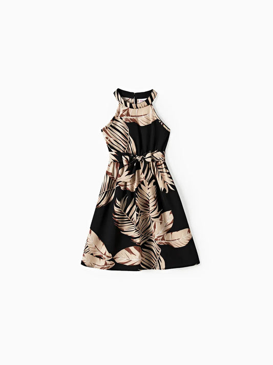 Halter Dresses: Black 8-9 Years