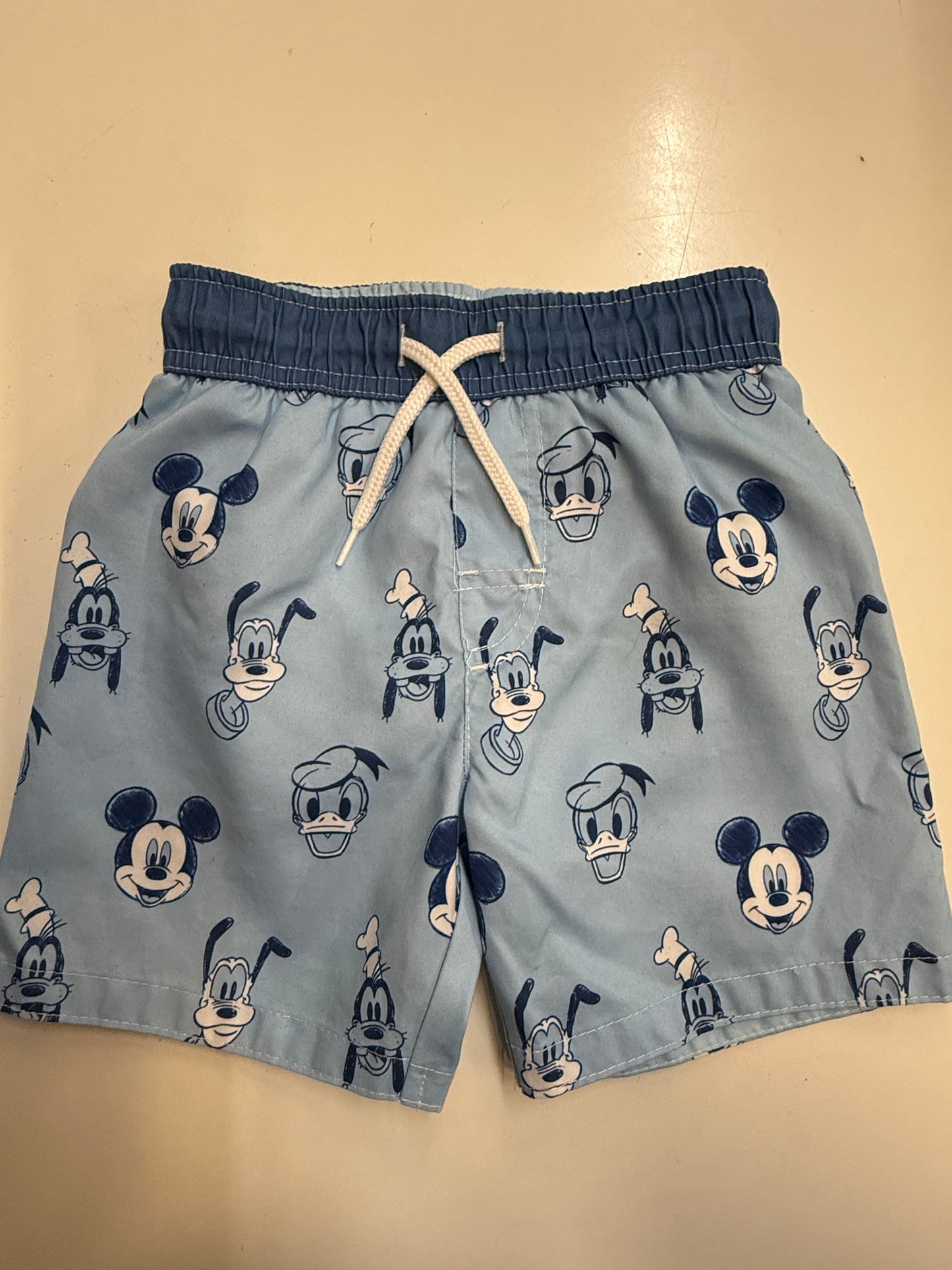 Blue Disney Swim Shorts, 3T