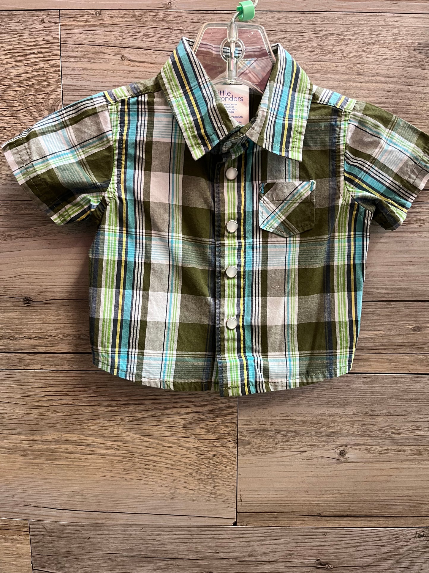 Little Wonder Collar Shirt, Size NB