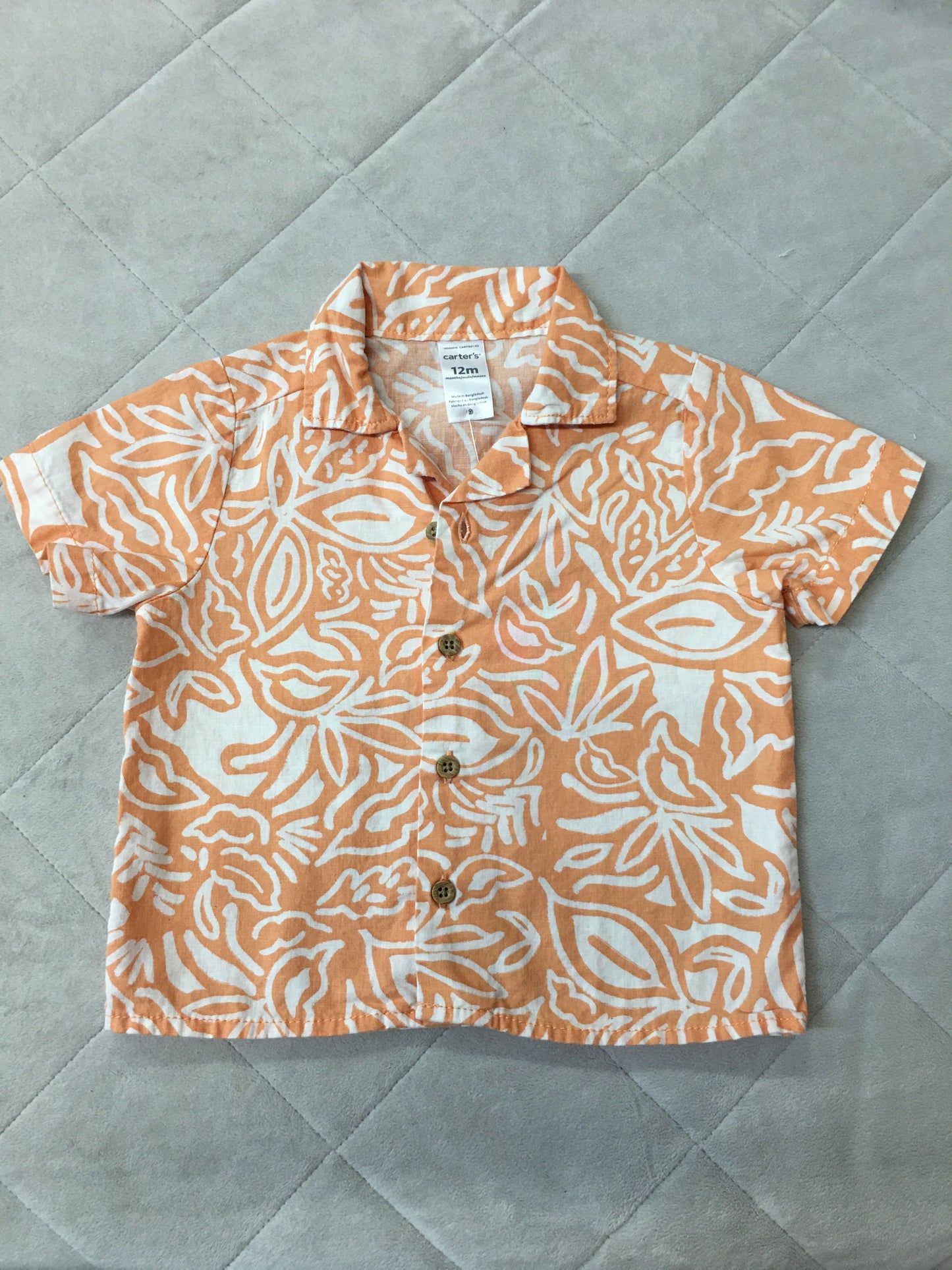 Carters Aloha Shirt, 12M