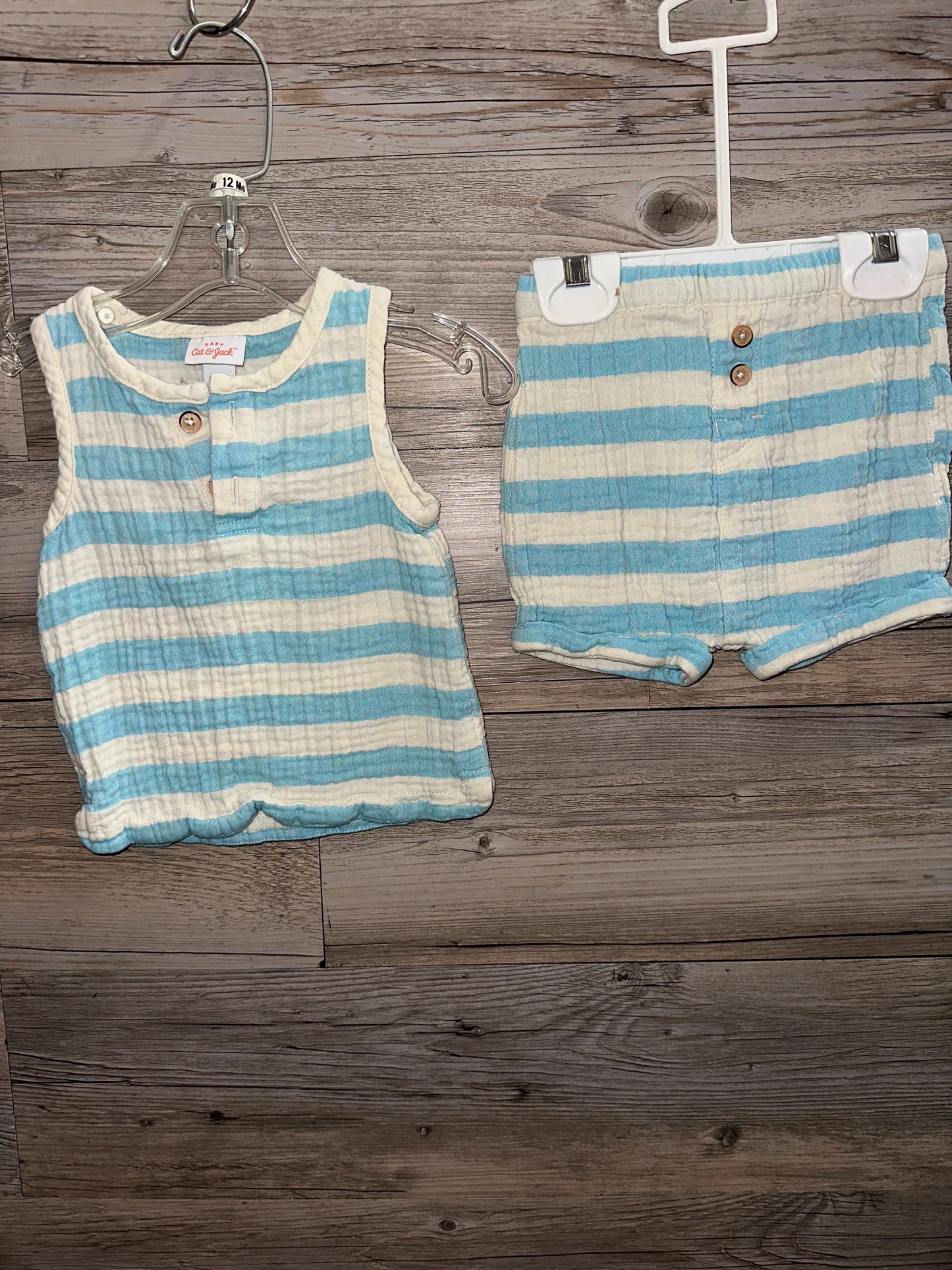 Cat & Jack 2pc, Size 12M