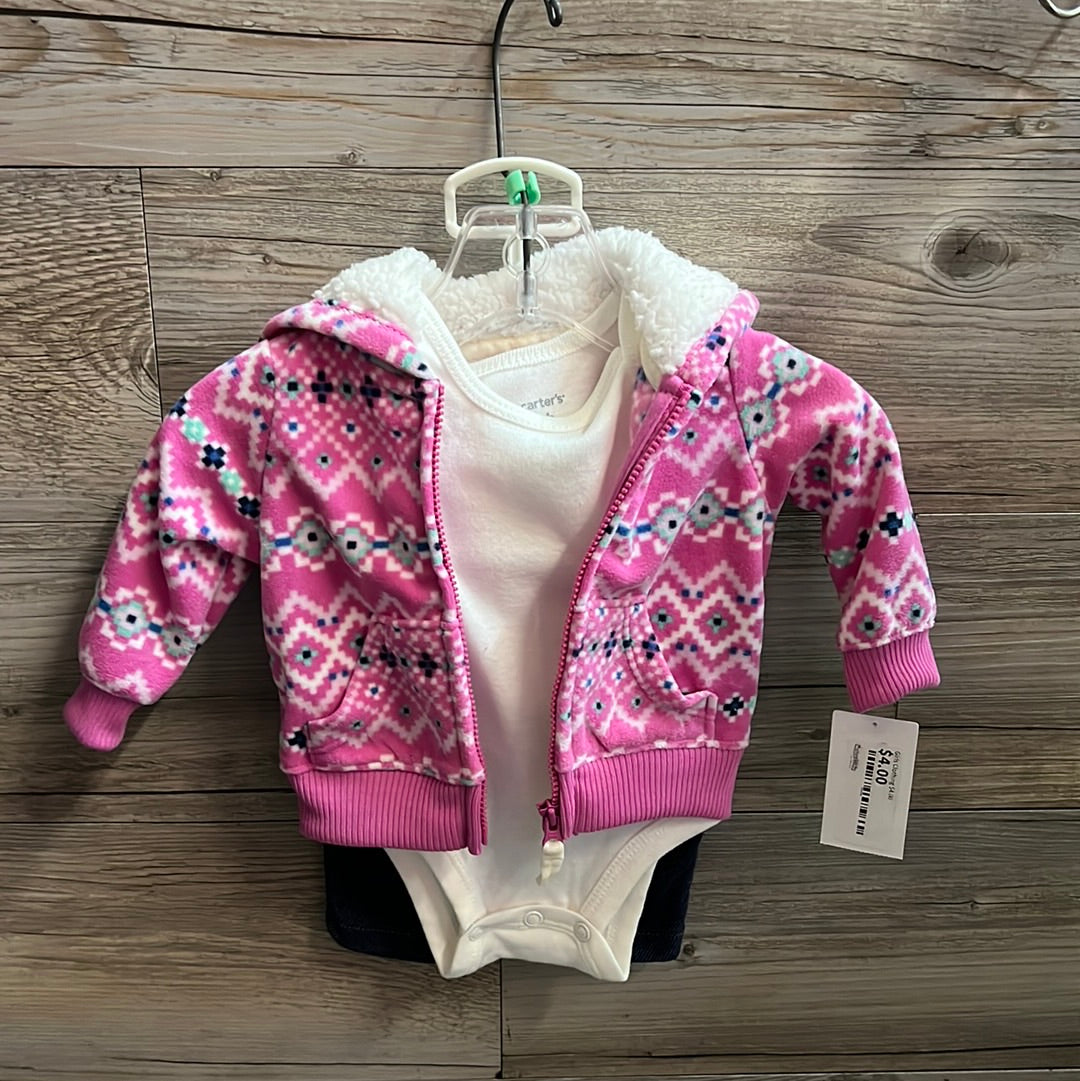 New Carters 3 Piece Set, Size NB