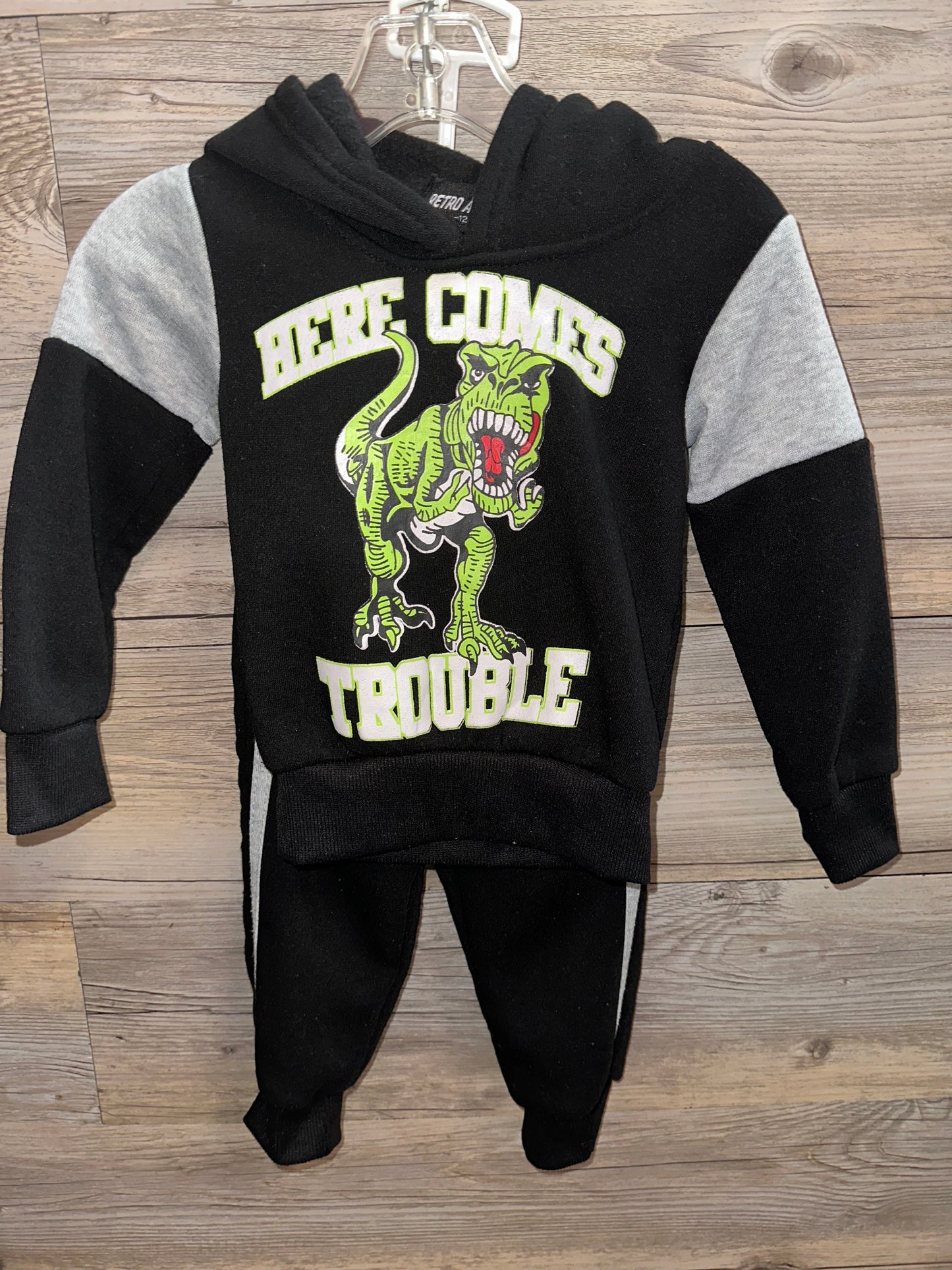 Retro Apparel Fleece 2pc, Size 12M