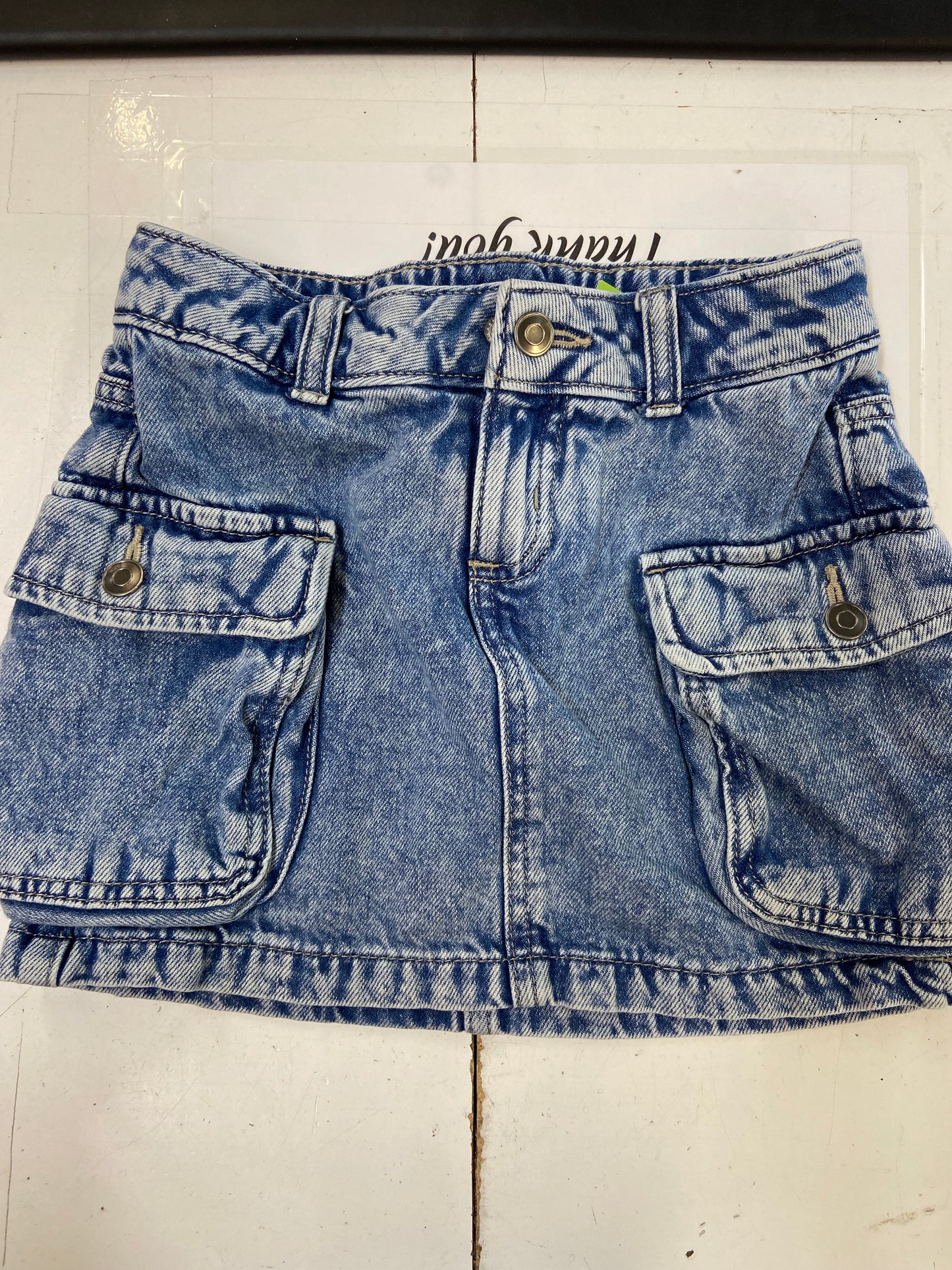Denim Skorts, 6