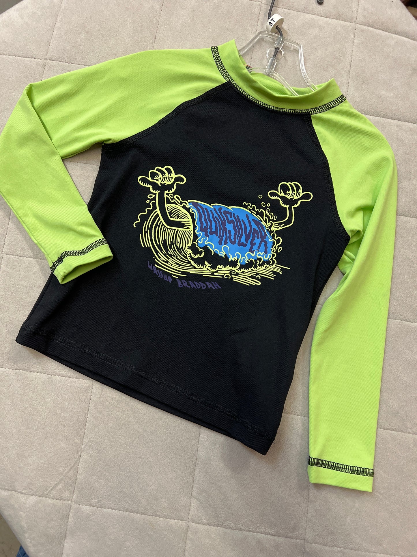 Quiksilver Rash Guard, Size 3T