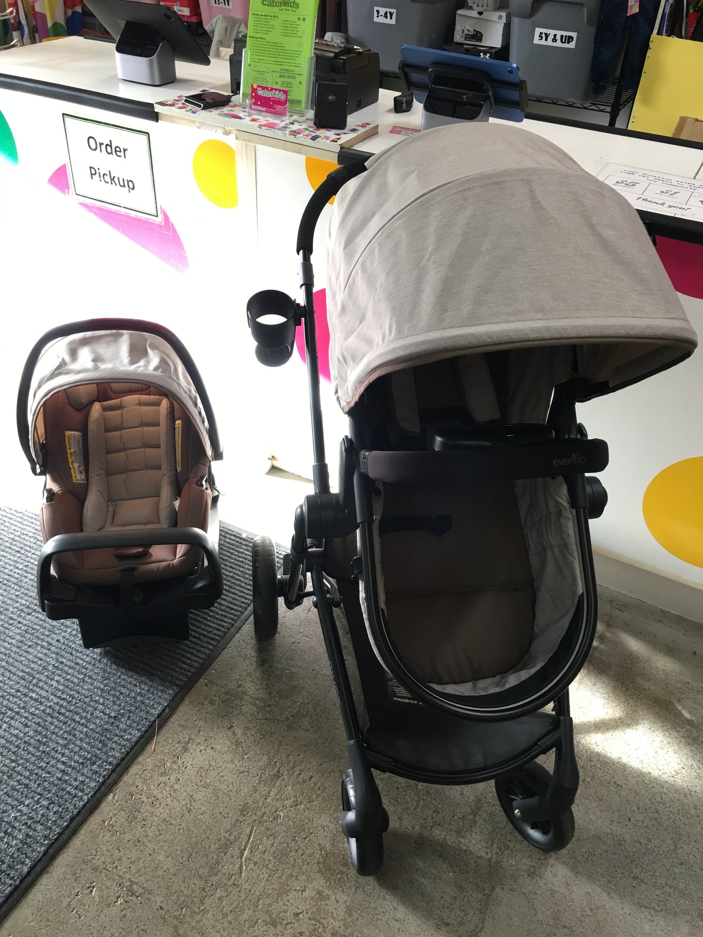 Evenflo Stroller + Free Car Seat