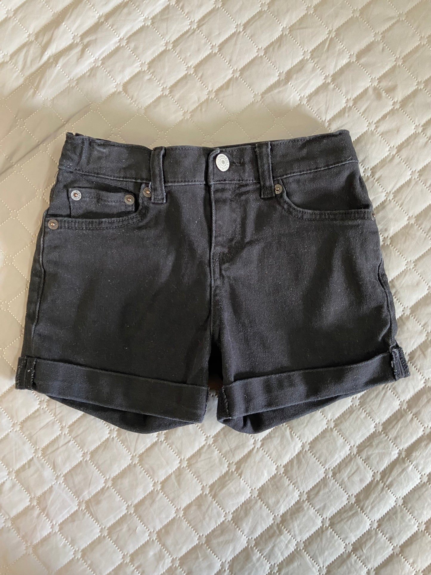 Levis Black Shorts, 8
