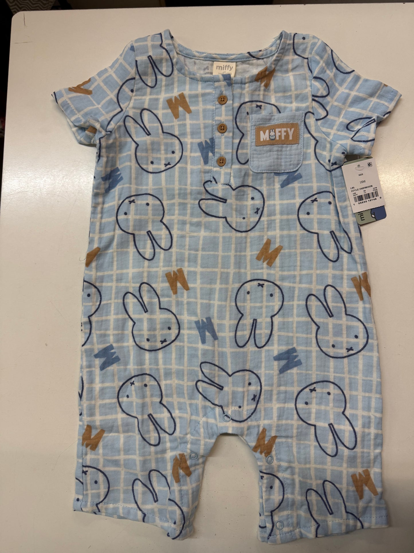 New Miffy Romper, 18m