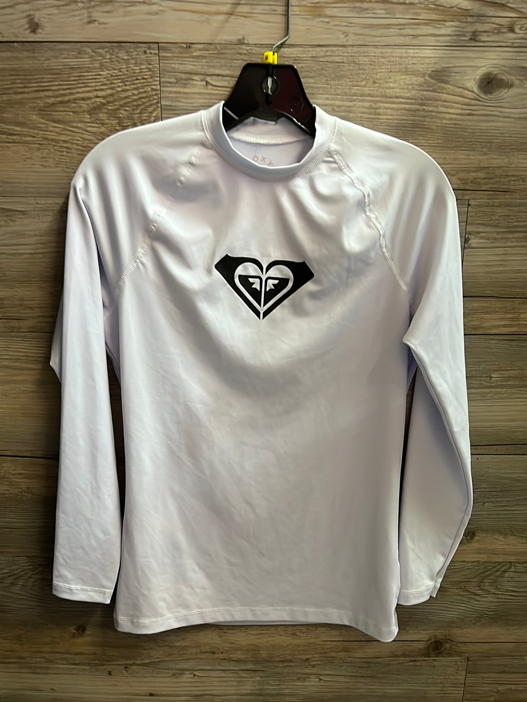 White Roxy Rash Guard, Size 10