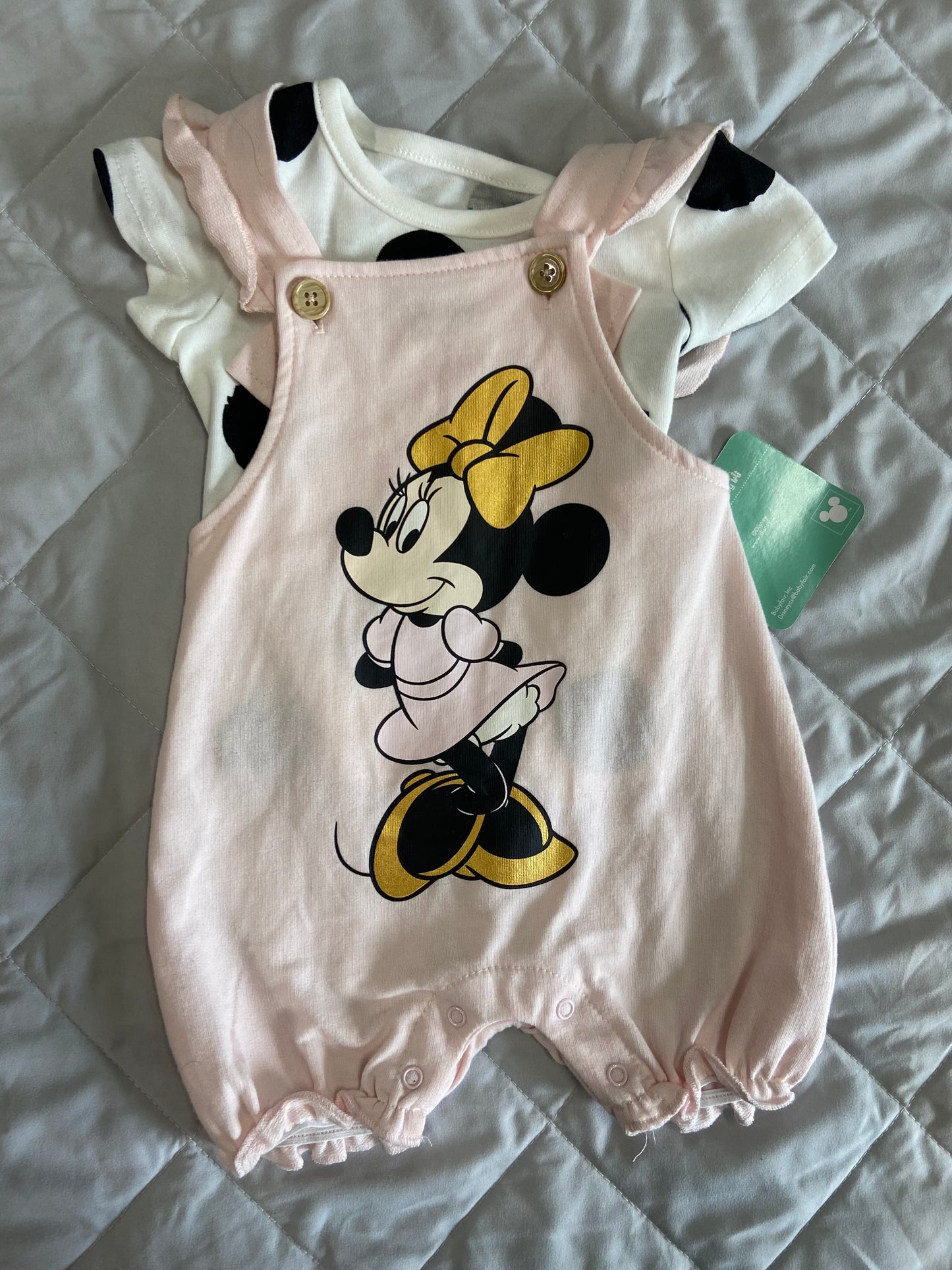 New Minnie Mouse 2 Piece, 3-6m