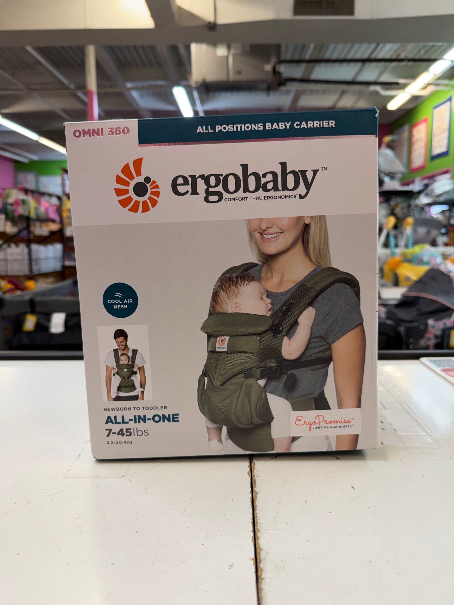New Ergobaby Omni 360 Carrier, Green