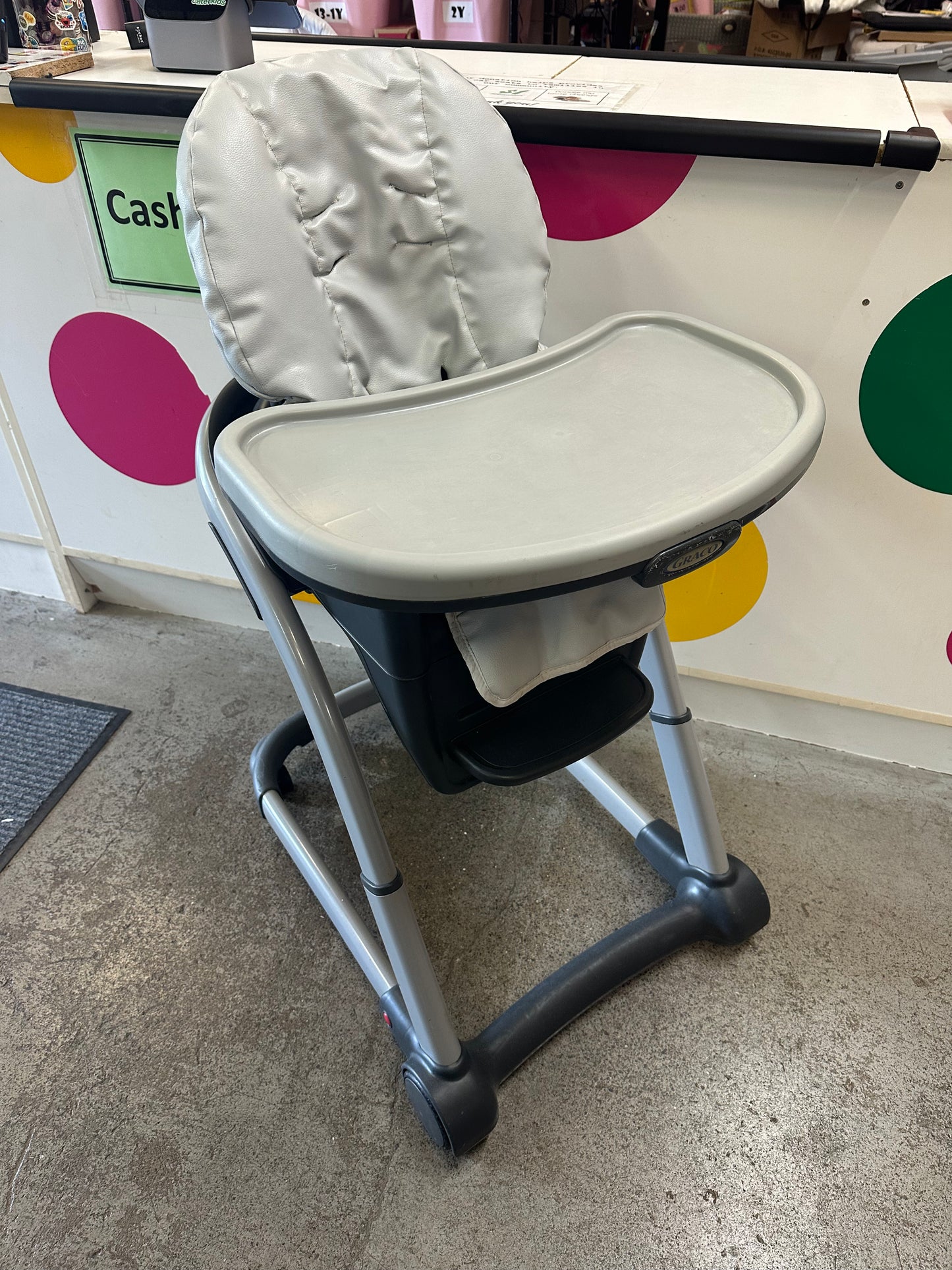 Graco Blossom High chair, Grey