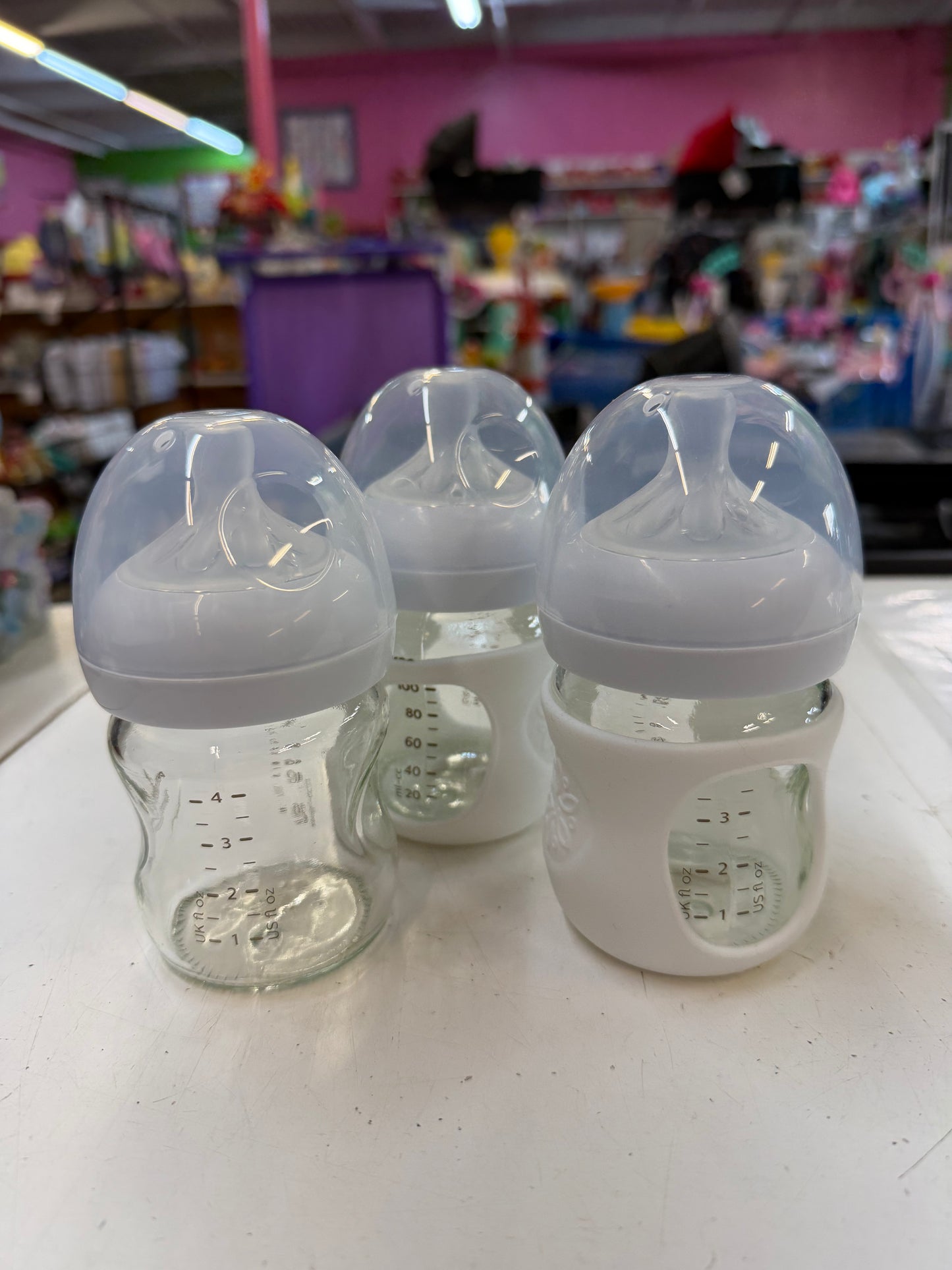 Unused Avent Glass Bottles, 3pk