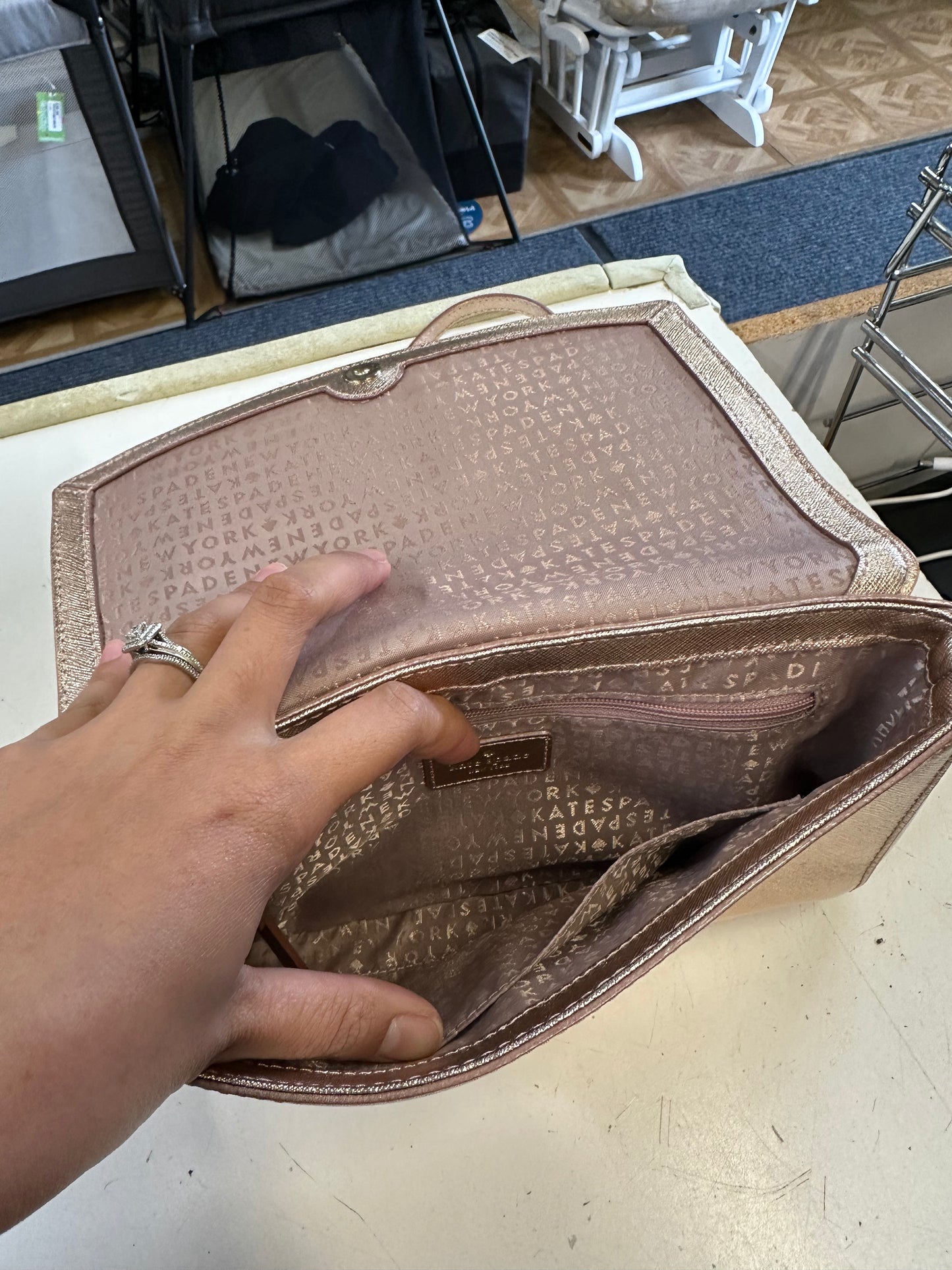 Kate Spade Crossbody Bag, Rose Gold