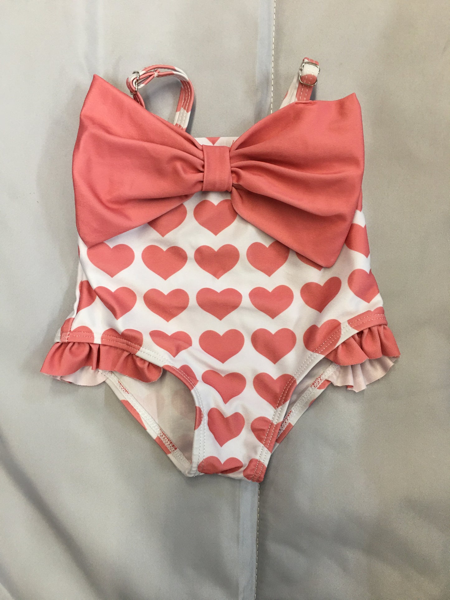 Hearts SwimSuit, 0-3 month