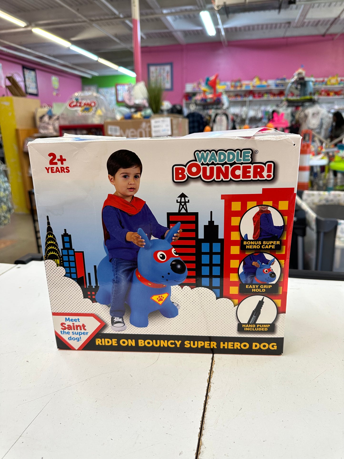 Unused Waddle Super Dog Bouncer