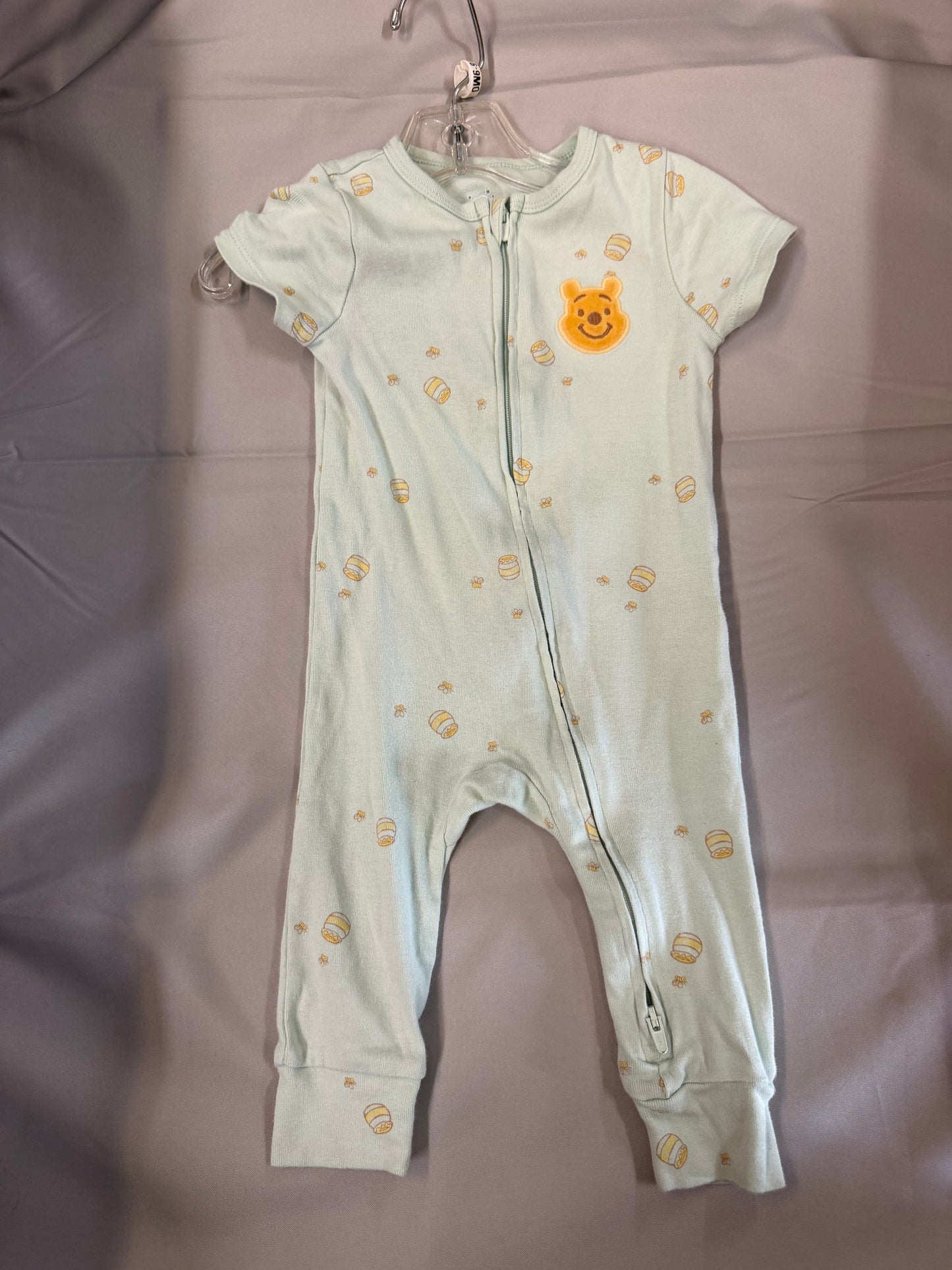 Cloud Island Blue Pooh Onesie, 6-9M