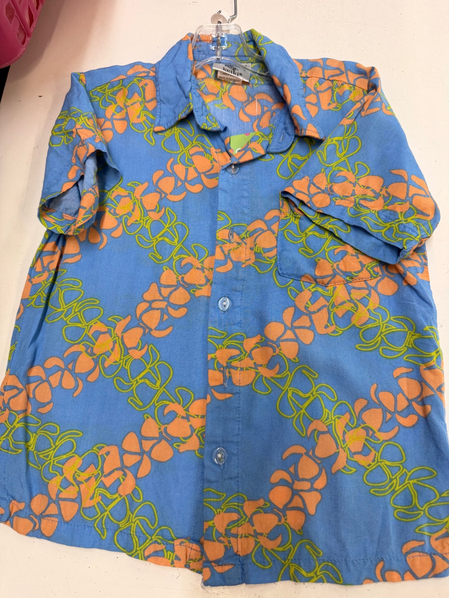 Hamakua Keiki Collared Shirt, 5T