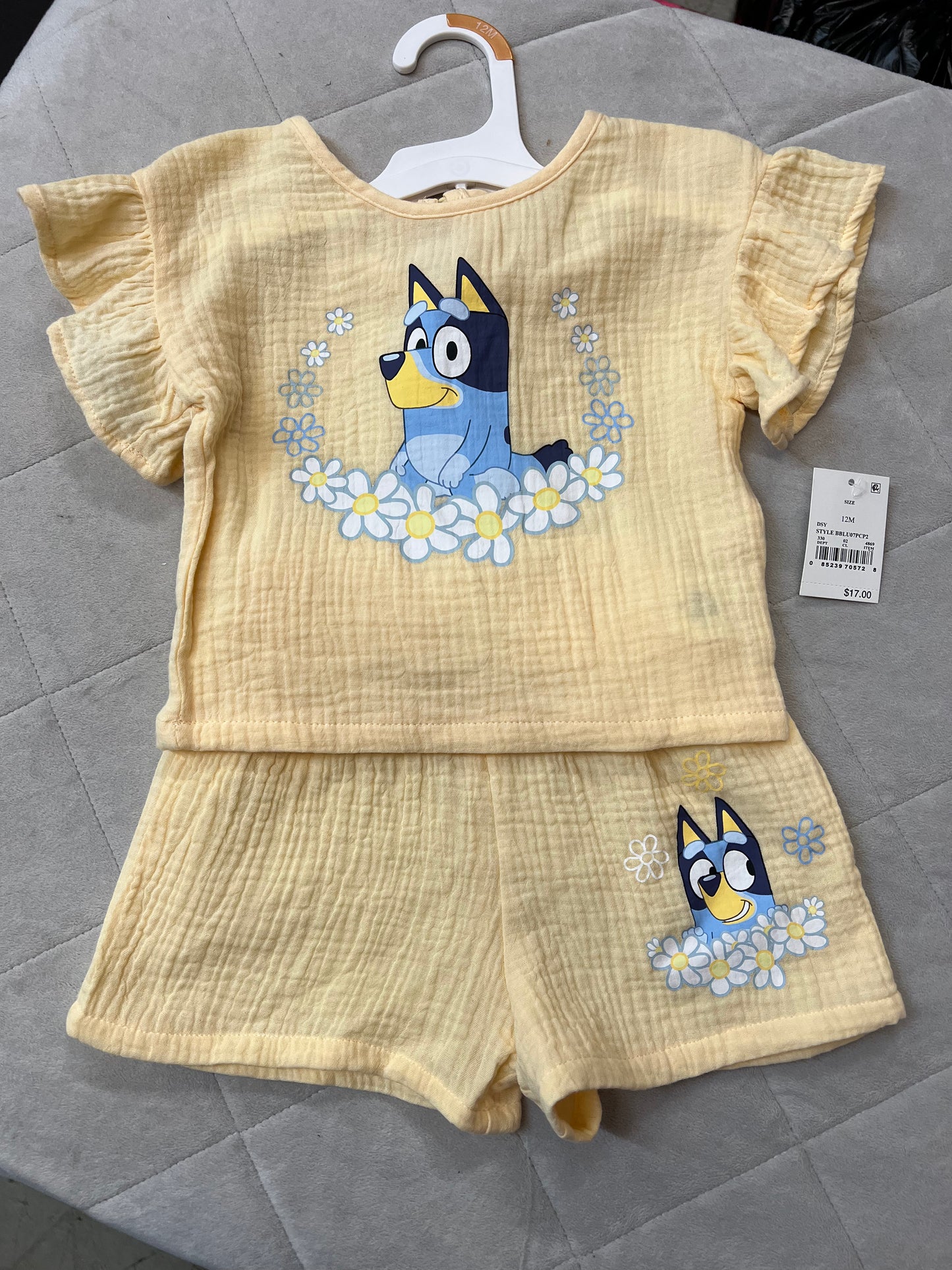 New Bluey 2pc Set, Size 12M