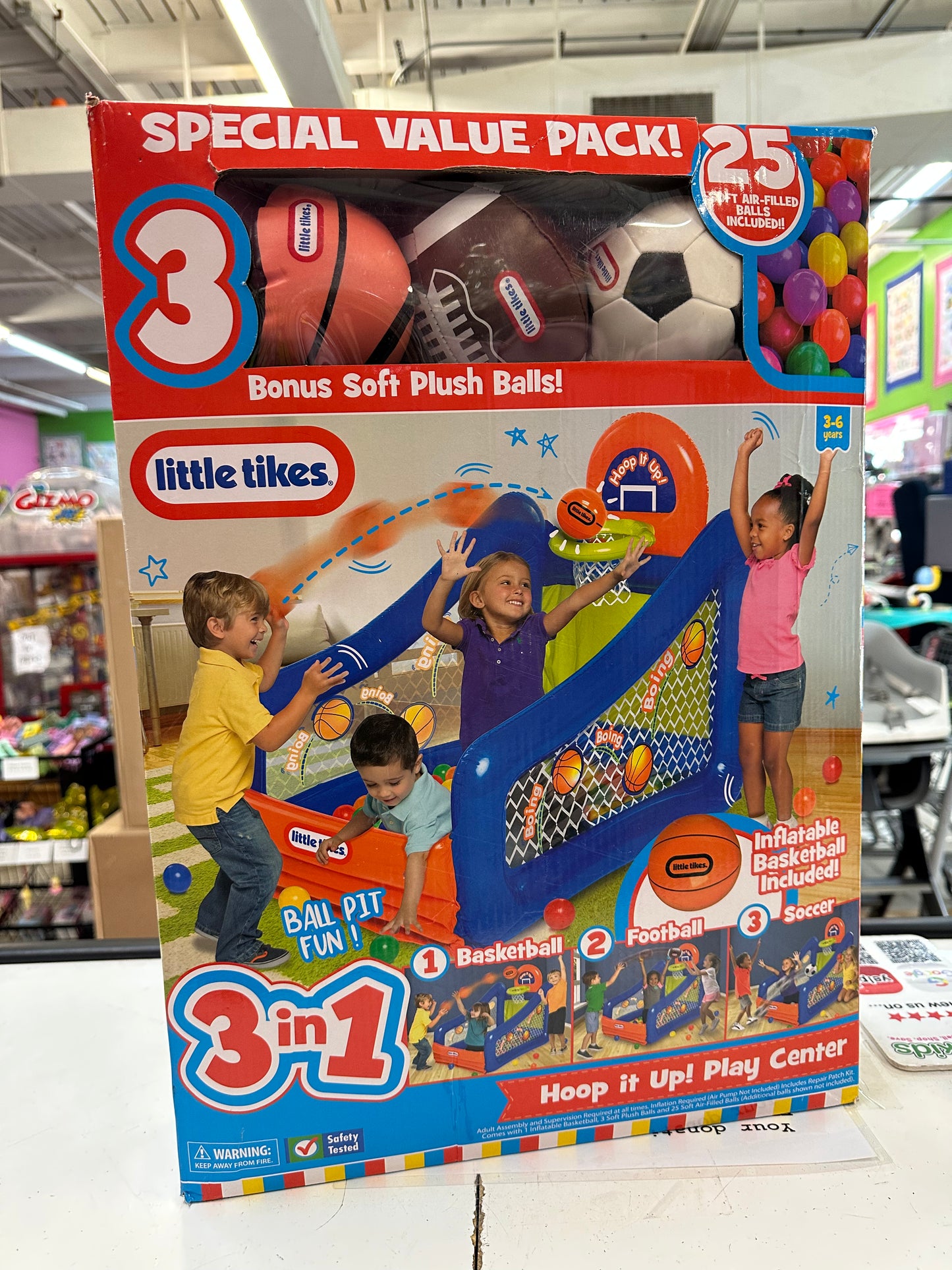 Little Tikes Hoop It Up Play Center