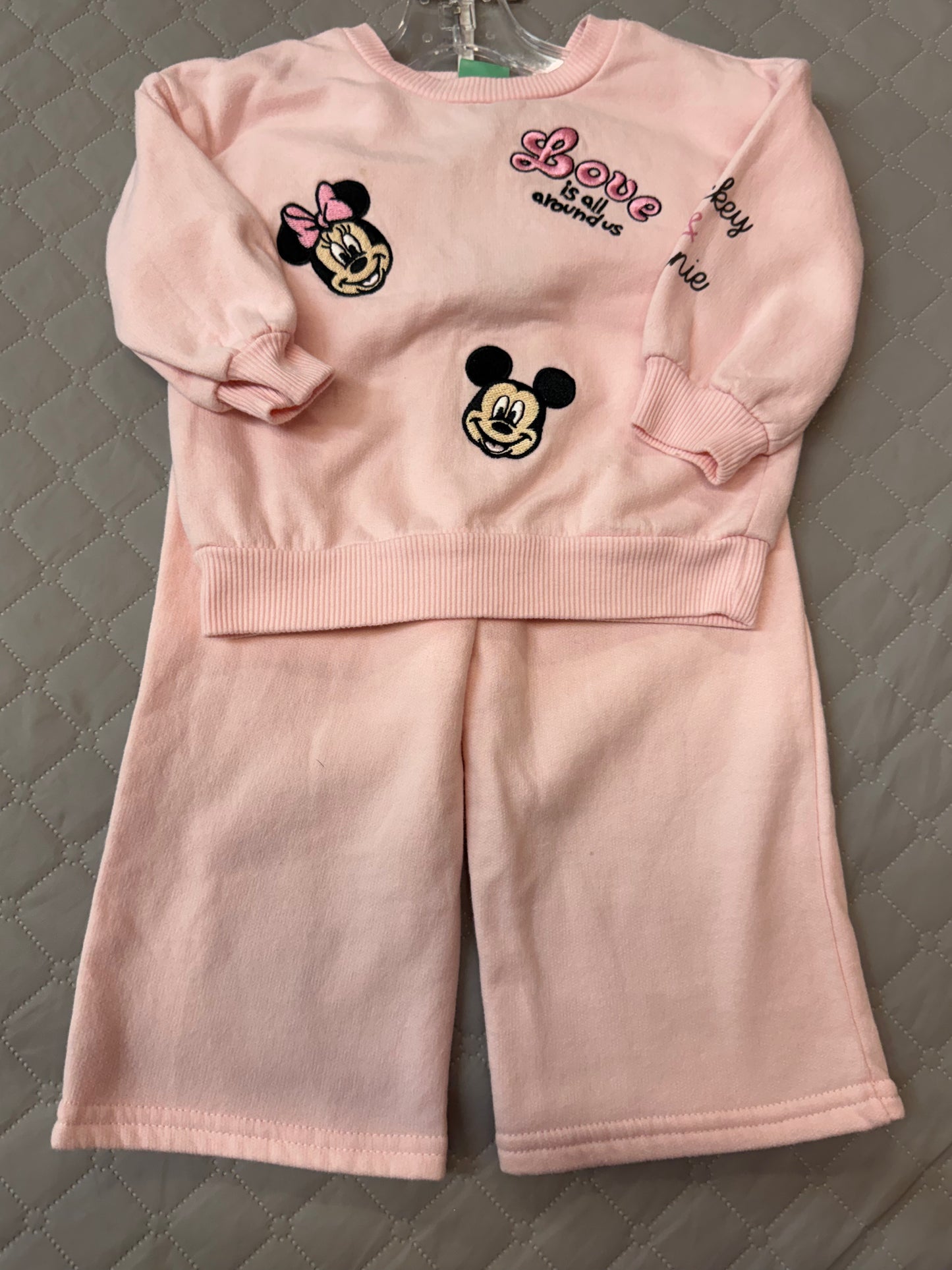 Disney Minnie Long Sleeve 2 Piece Set, 12M