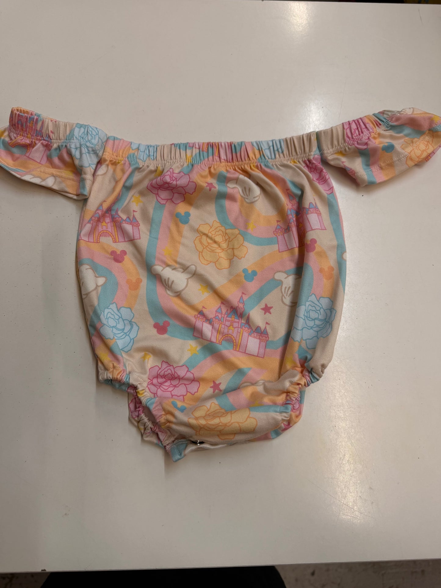 Reignisland & CO. Off the Shoulder Onesie, 6-12M