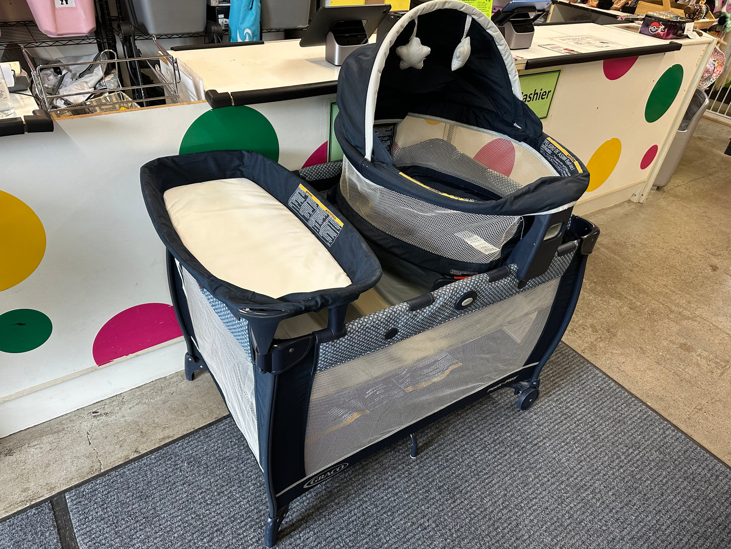 Graco Travel Dome LX Playard, Navy